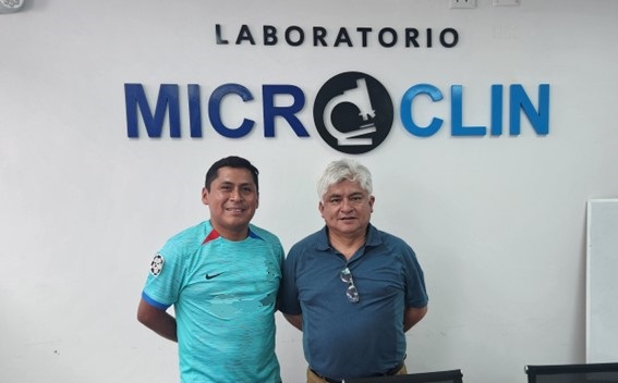 Eddie Saccsa y Juan Garay